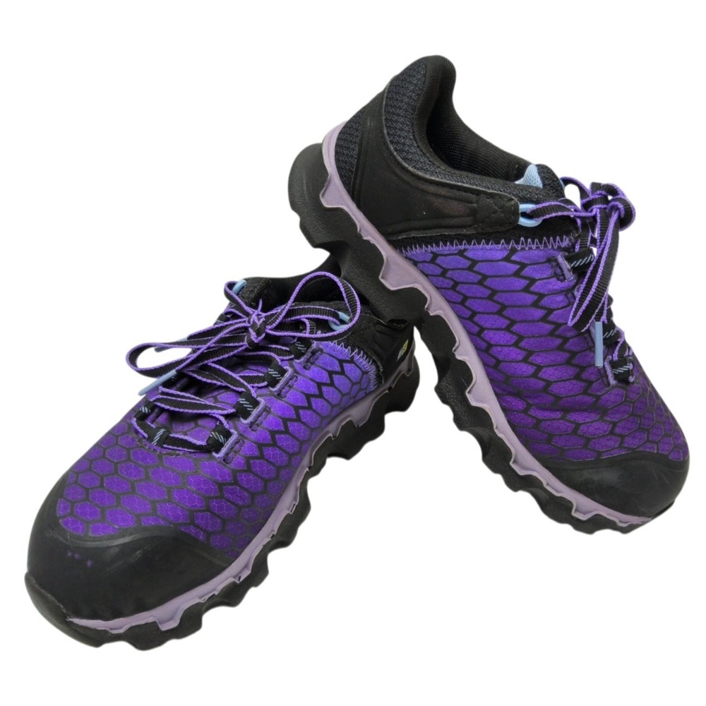 Timberland Women's‎ Pro Powertrain Sport Purple Work Shoes Safety Toe Size 6.5